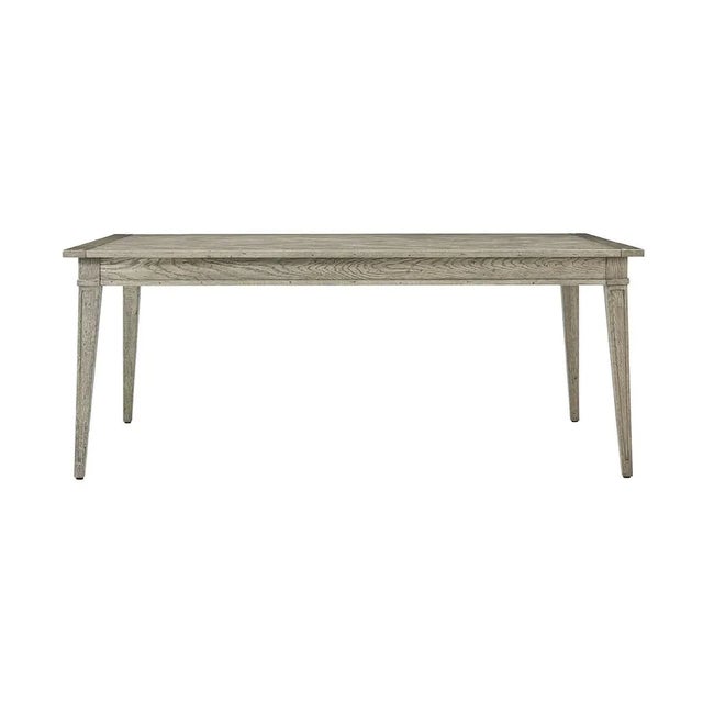 Rustic Grey Oak Rustic Dining Table For Sale - Image 3 of 10