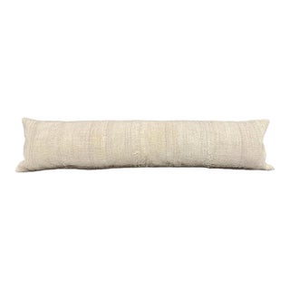 Turkish Hemp Pillow Cushion Natural Beige Cushion Cover 12x46 For Sale