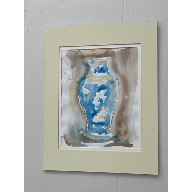 2020s Blue and White 11 Contemporary Painting For Sale - Image 5 of 7