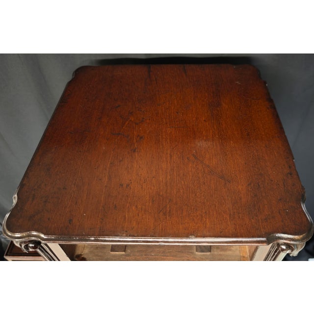 Antique Louis Philippe French Nightstand in Mahogany, 1800s For Sale - Image 4 of 18