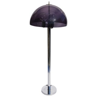 Mid-Century Modern Chrome Floor Lamp For Sale