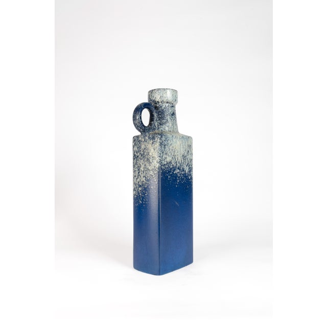 Blue Mid-Century Ceramic Vases from Scheurich, West Germany, 1960s, Set of 3 For Sale - Image 8 of 17