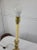 Vintage 1990s Gold Brass Lion Motif Candle Stick Lamp For Sale - Image 4 of 10