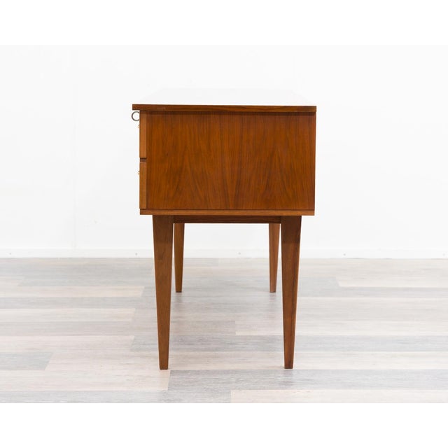 Wood Sideboard with Drawers in Walnut, 1950s For Sale - Image 7 of 13