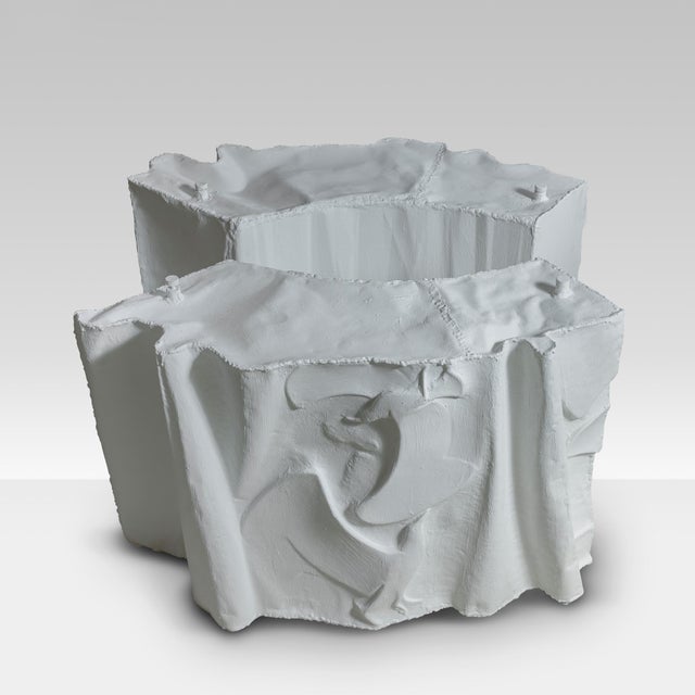 Sculptural Round Table, 1980s For Sale - Image 3 of 4