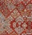 Red Early 20th Century Antique Persian Joshegan Rug With Geometric Medallion Design in Rust and Ivory For Sale - Image 8 of 11