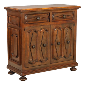 Mid-20th Century Baroque Walnut Sideboard, Italy
