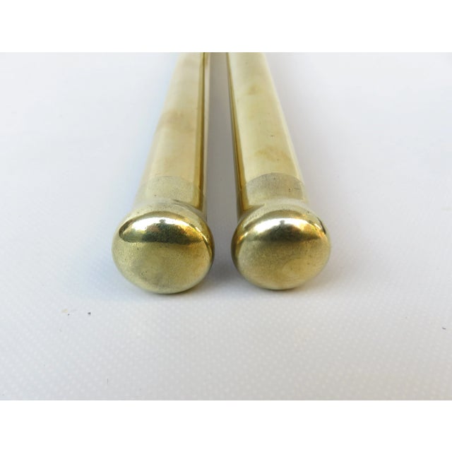 Art Deco Brass Towel Holder For Sale - Image 15 of 18