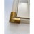 Rectangular “Torciglione” Murano Glass Wall Mirror with gold leaf inside. Scenographic wall mirror in unlaquered brass...
