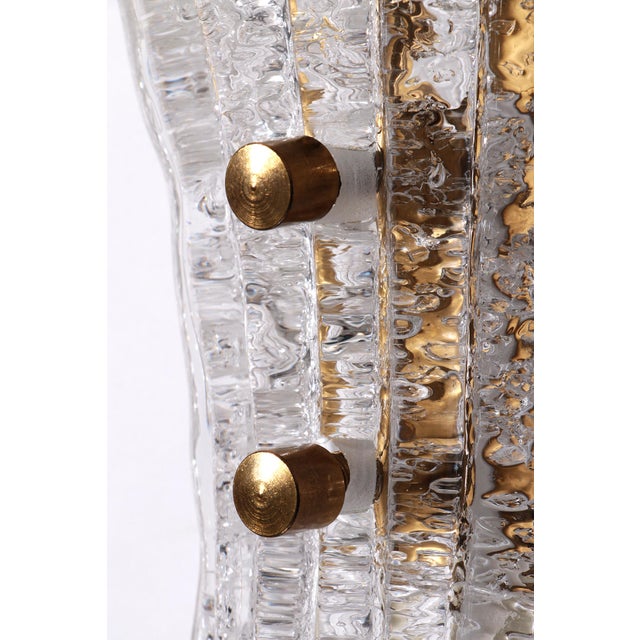 Orrefors Large Model 36 Wall Lamp by Carl Fagerlund for Orrefors, Sweden, 1960s For Sale - Image 4 of 13