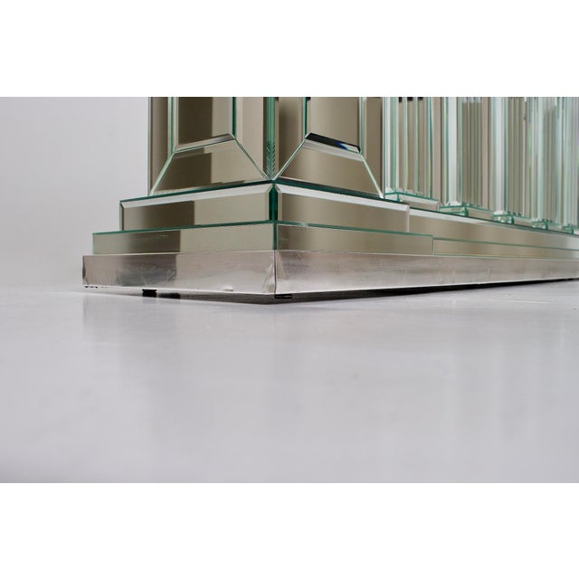 Mirrored Baluster Console from Maison Roméo, 1980s For Sale - Image 15 of 16