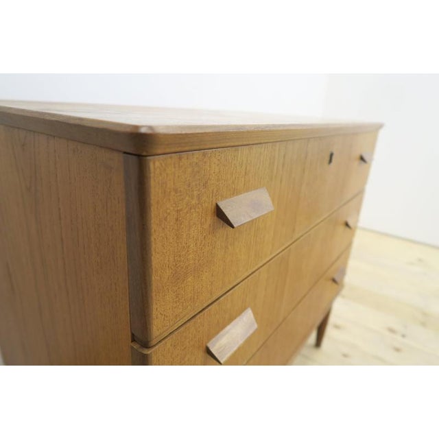 Teak Chest of 3 Drawers, Denmark, 1960 For Sale - Image 4 of 11
