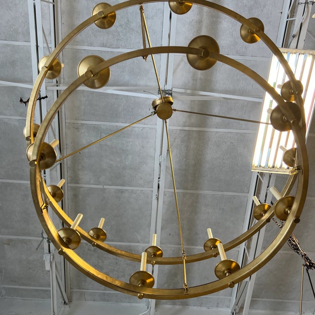 2020s Visual Comfort Launceton Grande Two Tiered Chandelier For Sale - Image 5 of 8