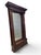 Antique Chicago Architectural Salvage Mahogany Pier / Hall Mirror For Sale - Image 4 of 9