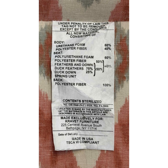 Kravet English Arm Lounge Chairs, a Pair For Sale - Image 15 of 17