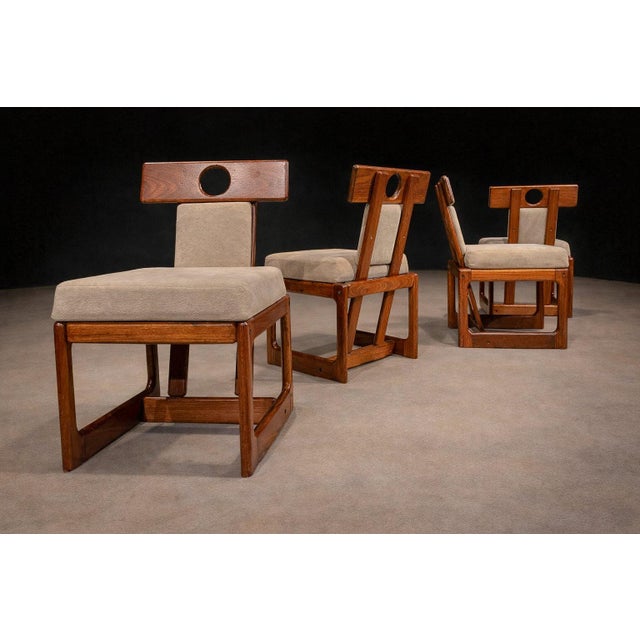 “Cuiaba” Dining Set in Hardwood, Sergio Rodrigues, 1970s For Sale - Image 9 of 13