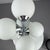 Space Age Table Lamp with Tulip Base and White Opal Glass Globes, Germany, 1970s For Sale - Image 4 of 8