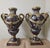 Pair Early 20th C. Louis XVI Style Mottled Lavender Marble and Gilt Bronze Ormolu Covered Urns For Sale - Image 11 of 13