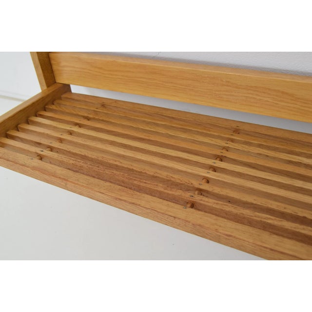 Mid-Century Wall Shelf and Hook, 1970s For Sale - Image 9 of 12