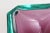 Vintage Murano Faceted Paddled Glass Bowl Emerald Green and Purple, 1960's For Sale In Miami - Image 6 of 11