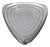 Triangular Glass Centerpiece by Angelo Mangiarotti for Cristallerie Colle, 1990s For Sale