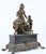 Black Marble and Spelter Clock For Sale - Image 9 of 9