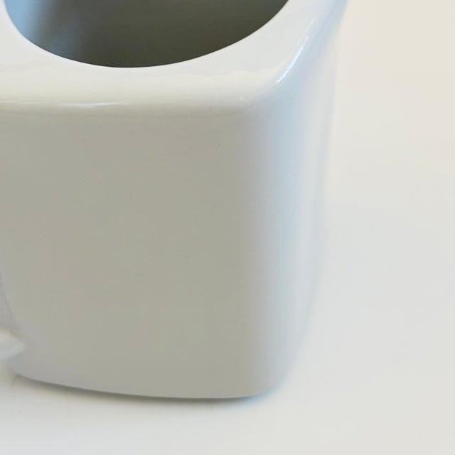 White Mid Century Arabia Finland Ice Cube Jug For Sale - Image 8 of 10
