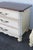 French Carved Large Bombay Painted 2 Tone Nightstands Bedside Tables a Pair 5822 For Sale In Miami - Image 6 of 12