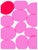 11 Pink Ovals, One Red Fine Art Print 25 1/2" X 33 1/2" by Liz Roache For Sale In Boston - Image 6 of 6