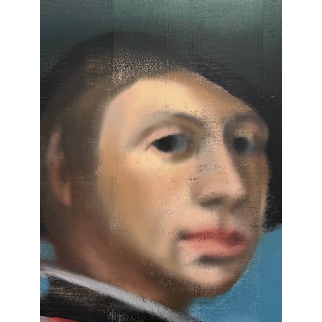 2000 - 2009 Philip Buller “Red Sash 2” Oil on Linen, Circa 2006 For Sale - Image 5 of 12