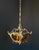 Vintage Brass and Glass Pendant Light, 1960s For Sale - Image 3 of 14