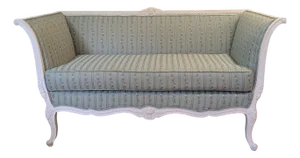 1940s Lovely French Style Ornate Settee/ Loveseat