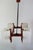 Scandinavian chandelier from the 1960s/70s. Four lights in acrylic glass (synthetic resin) and teak frame. E14 screw-in...