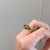 Green Gia Certified Colombian Emerald Cut Emerald Ring with Earth Mined Diamonds in Solid 14k Yellow Gold Size 6.75 For Sale - Image 8 of 9