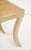 Almond Bespoke Cerused Oak Bench/ Cocktail Table on Sabre Legs For Sale - Image 8 of 9