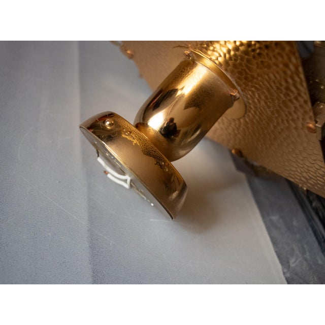 Square Wall Sconce in Crystal Glass and Gilt Brass from Palwa, Germany, 1960s For Sale - Image 9 of 10