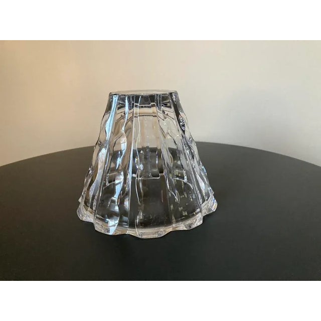 Orrefors Ice Bucket Waves Design in Orrefors Crystal Art Deco Style, Signed For Sale - Image 4 of 18