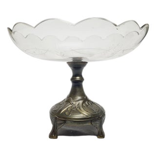 Art Nouveau Bowl on Stand, Germany, 1900s For Sale