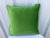 2020s Contemporary Velvet Apple Green Pillow Cover For Sale - Image 5 of 5