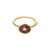2010s Natural Zircon Diamond Ring Size 6.5 14k Y Gold 3.52 TCW Certified For Sale - Image 5 of 18