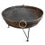 Authentic vintage hand crafted iron Kadai fire bowl or planter. Originally used as Indian cooking basins. These iron bowls...
