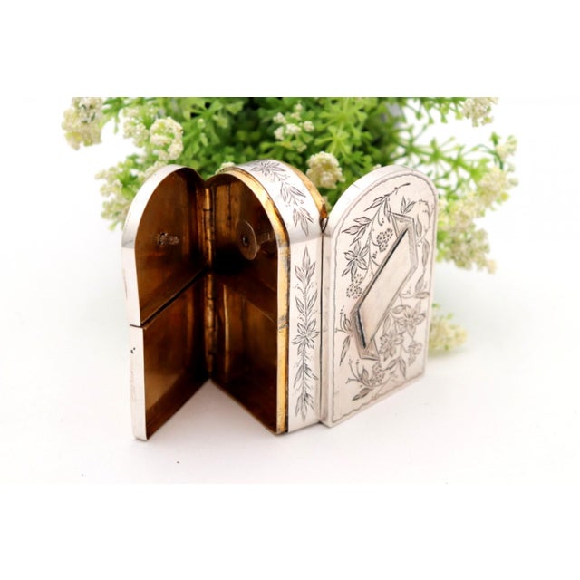 Silver Snuffbox and Matchbox For Sale - Image 6 of 7