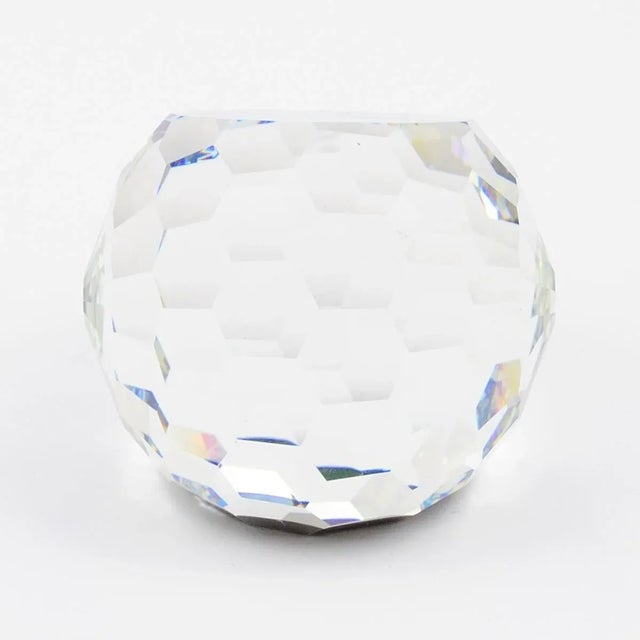 Crystal Glass Winter Olympics Paperweight from Swarovski, 1976 For Sale - Image 6 of 8