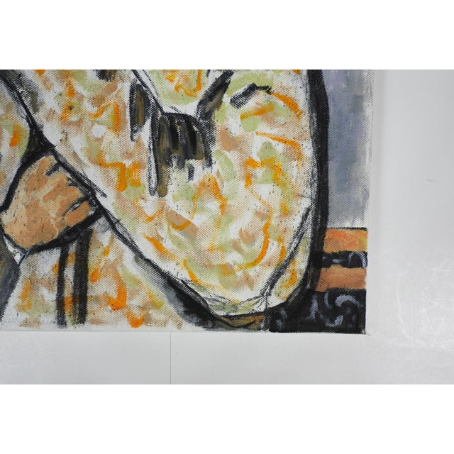Contemporary Contemporary Bearded Man Portrait Painting For Sale - Image 3 of 6