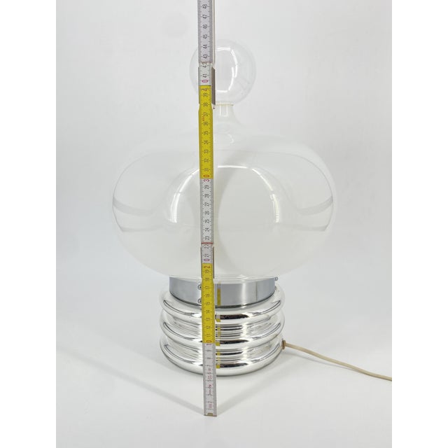 Space Age 6049s Table Lamp from the Limburg Glassworks, Germany, 1970s For Sale - Image 9 of 18