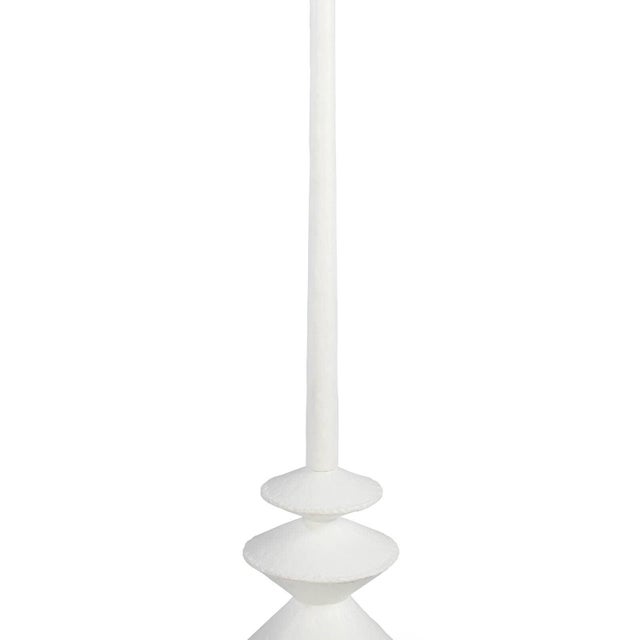 Traditional Regina Andrew Hope Iron Floor Lamp, White For Sale - Image 3 of 7