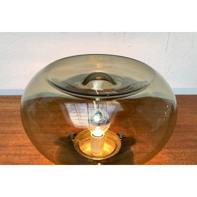 Mid-Century Space Age Bulb Glass Table Lamp, 1960s For Sale - Image 16 of 18