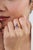 3.21 Carat Rainbow Sapphire and Diamond Floral Cluster Ring Size 4 in 14k Gold For Sale - Image 11 of 18