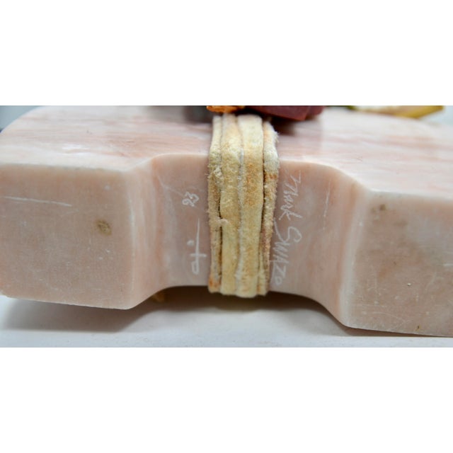 Textile Mark Swazo Hinds Large Carved Fetish Bear Zuni For Sale - Image 7 of 8