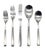 Offered is a Dansk brand set of 5-Piece "Anvil" pattern flatware for 8 comprised of 42 utensils that include dinner forks,...